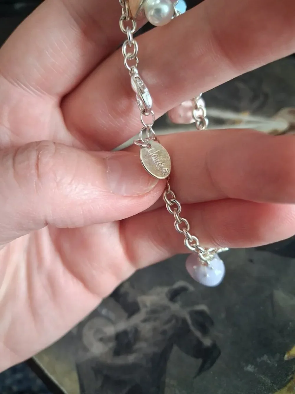 Claires silver toned